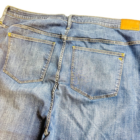 Madewell Plus Curvy Stovepipe Jeans In Auraria Wash Size 24 - Picture 6 of 12